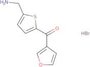 [5-(Aminomethyl)-2-thienyl](3-furyl)methanone hydrobromide