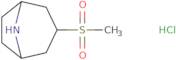 3-(Methylsulfonyl)-8-azabicyclo[3.2.1]octane hydrochloride