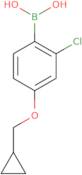 (2-Chloro-4-(cyclopropylmethoxy)phenyl)boronic acid