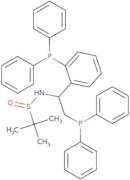 (R)-N-((S)-2-(Diphenylphosphanyl)-1-(2-(diphenylphosphanyl)phenyl)ethyl)-2-methylpropane-2-sulfi...