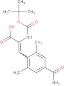 (Z)-2-((tert-Butoxycarbonyl)amino)-3-(4-carbamoyl-2,6-dimethylphenyl)acrylic acid