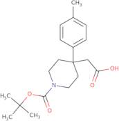 2-(1-(tert-Butoxycarbonyl)-4-(p-tolyl)piperidin-4-yl)acetic acid