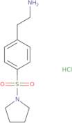 2-(4-Pyrrolidin-1-ylsulfonylphenyl)ethanamine hydrochloride