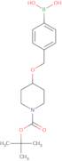 (4-(((1-(tert-butoxycarbonyl)piperidin-4-yl)oxy)methyl)phenyl)boronic acid