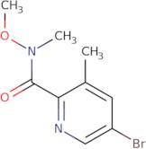 5-Bromo-3-methyl-N-methoxy-N-methylpyridine-2-carboxamide