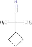 2-Cyclobutyl-2-methylpropanenitrile