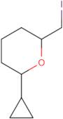 2-Cyclopropyl-6-(iodomethyl)oxane