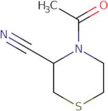 4-Acetylthiomorpholine-3-carbonitrile