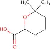 6,6-Dimethyltetrahydro-2H-pyran-2-carboxylic acid