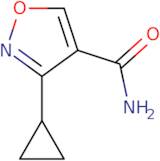 3-Cyclopropyl-1,2-oxazole-4-carboxamide