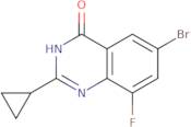 6-Bromo-2-cyclopropyl-8-fluoroquinazolin-4(3H)-one