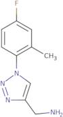 [1-(4-Fluoro-2-methylphenyl)-1H-1,2,3-triazol-4-yl]methanamine