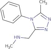 Methyl[(5-methyl-4-phenyl-4H-1,2,4-triazol-3-yl)methyl]amine