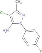 4-chloro-1-(4-fluorophenyl)-3-methyl-1H-pyrazol-5-amine