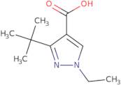 3-tert-Butyl-1-ethyl-1H-pyrazole-4-carboxylic acid