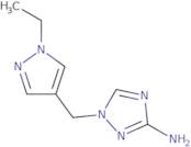 1-[(1-Ethylpyrazol-4-yl)methyl]-1,2,4-triazol-3-amine