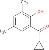 2-Cyclopropanecarbonyl-4,6-dimethylphenol