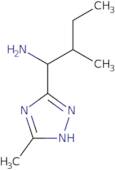 2-Methyl-1-(5-methyl-1H-1,2,4-triazol-3-yl)butan-1-amine