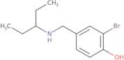 2-Bromo-4-{[(pentan-3-yl)amino]methyl}phenol