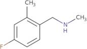 [(4-Fluoro-2-methylphenyl)methyl](methyl)amine