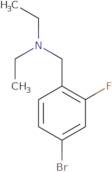 [(4-Bromo-2-fluorophenyl)methyl]diethylamine