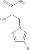 2-Amino-3-(4-bromopyrazol-1-yl)propanamide