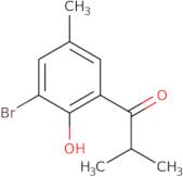 1-(3-Bromo-2-hydroxy-5-methylphenyl)-2-methylpropan-1-one