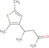 3-Amino-3-(2,5-dimethylthiophen-3-yl)propanamide