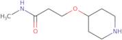 N-Methyl-3-(piperidin-4-yloxy)propanamide