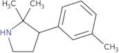 2,2-Dimethyl-3-(3-methylphenyl)pyrrolidine