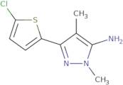 3-(5-Chlorothiophen-2-yl)-1,4-dimethyl-1H-pyrazol-5-amine