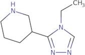 3-(4-Ethyl-4H-1,2,4-triazol-3-yl)piperidine