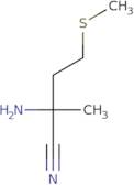 2-Amino-2-methyl-4-(methylsulfanyl)butanenitrile