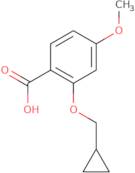 2-(Cyclopropylmethoxy)-4-methoxybenzoic acid