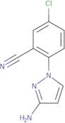 2-(3-Amino-1H-pyrazol-1-yl)-5-chlorobenzonitrile