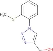 {1-[2-(Methylsulfanyl)phenyl]-1H-1,2,3-triazol-4-yl}methanol