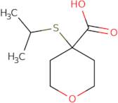 4-(Propan-2-ylsulfanyl)oxane-4-carboxylic acid