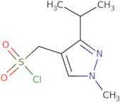 (1-Methyl-3-propan-2-ylpyrazol-4-yl)methanesulfonyl chloride