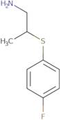 2-[(4-Fluorophenyl)sulfanyl]propan-1-amine