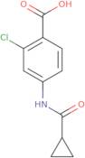 2-Chloro-4-[(cyclopropylcarbonyl)amino]benzoic acid