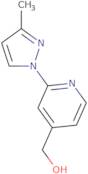 [2-(3-Methyl-1H-pyrazol-1-yl)pyridin-4-yl]methanol