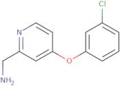 [4-(3-Chlorophenoxy)pyridin-2-yl]methanamine