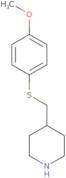 4-([(4-Methoxyphenyl)sulfanyl]methyl)piperidine