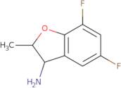 5,7-Difluoro-2-methyl-2,3-dihydro-1-benzofuran-3-amine