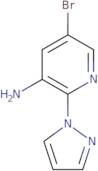 5-Bromo-2-(1H-pyrazol-1-yl)pyridin-3-amine