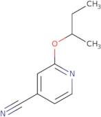 2-(Butan-2-yloxy)pyridine-4-carbonitrile