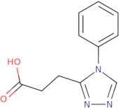 3-(4-Phenyl-4H-1,2,4-triazol-3-yl)propanoic acid