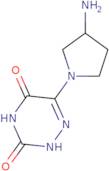 6-(3-Aminopyrrolidin-1-yl)-2,3,4,5-tetrahydro-1,2,4-triazine-3,5-dione