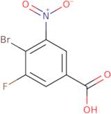 4-Bromo-3-fluoro-5-nitrobenzoic acid