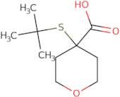 4-(tert-Butylsulfanyl)oxane-4-carboxylic acid